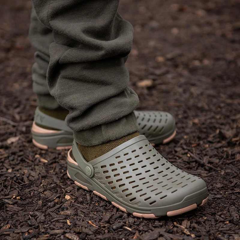 Fox Khaki Clogs